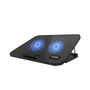 Zinq Technologies Zinq Cool Slate Dual Fan Cooling Pad for Notebook/Laptop with Dual USB Port(Black)