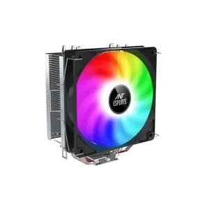 Ant Esports ICE C400 CPU Cooler/CPU Fan with Rainbow LED Fan - Black | Support Intel LGA 1700 / 115X / 1200 & AMD AM5 / AM4 / AM3+ / AM3 / AM2+ / AM2 / FM2+ / FM2 / FM1