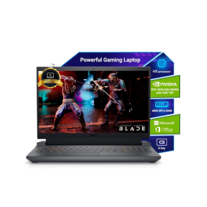 Dell [Smartchoice] G15-5530 Gaming Laptop, Intel Core i5-13450HX, 16GB DDR5, 1TB, NVIDIA RTX 3050,6GB GDDR6,15.6" (39.62cm) FHD 120Hz 250 nits,Backlit KB Orange,Win 11 + MSO'21,Dark Shadow Gray,2.65kg