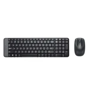 Logitech MK220 Wireless, Keyboard and Mouse Combo with 2.4 GHz Wireless and Unifying USB-Receiver, Black