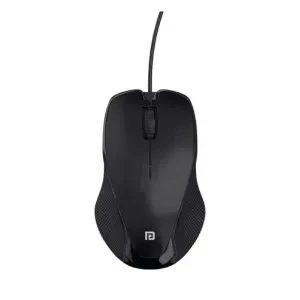 Portronics Toad 101 Wired Optical Mouse with 1200 DPI, Plug & Play, Hi-Optical Tracking, 1.25M Cable Length, 30 Million Click Life(Black)
