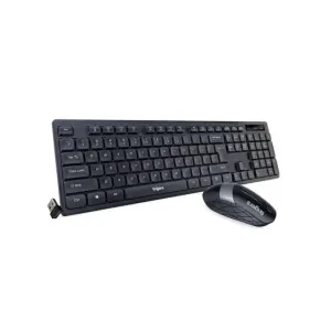 FINGERS Aero Clicks Combo Wireless Keyboard and Mouse Set (Optical | 2.4 GHz Nano USB Receiver | Smart Link Auto-Connect | Windows®, macOS, Linux Compatible)