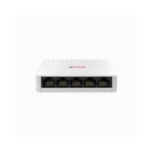 CP Plus 5-Port 10/100/1000Mbps Gigabit Switch | Reliable Switching Performance | RJ45 Connector | Switch Capacity: 10 Gbps | Low Power Consumption| Plug & Play - CP-ANW-GS105-M