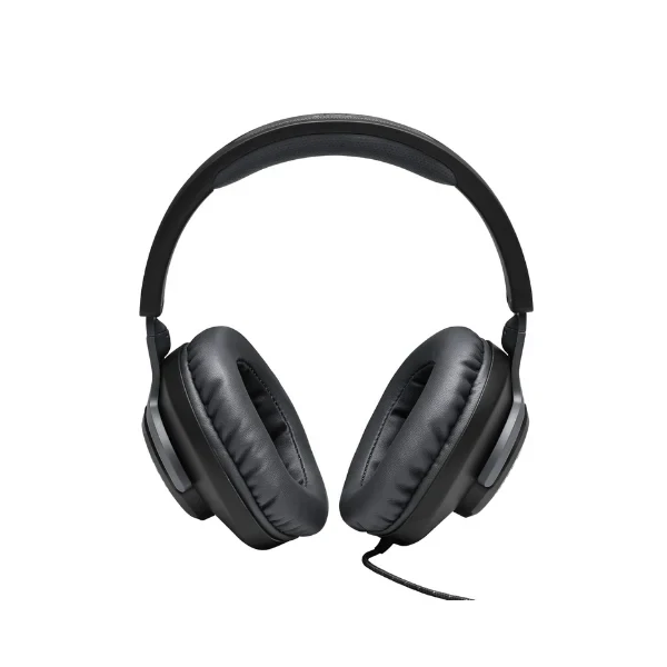 JBL Quantum 100 Wired Over Ear Gaming Headphones with Mic, 40mm Dynamic Drivers, Quantum Sound Signature, Detachable Mic, Memory Foam Cushioning, PC/Mobile/PS/Xbox/Nintendo/VR Compatible (Black)