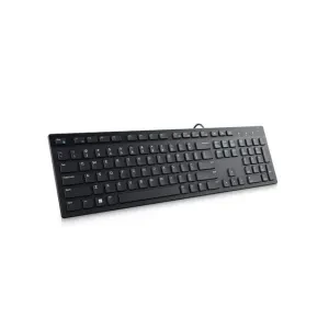 Dell KB216 USB Wired Keyboard, with Super Quite Plunger Keys, Spill-Resistant, Black