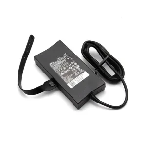 Dell 130W 240V Slim 7.4 MM Pin Laptop Charger Adapter For Alienware, Inspiron 15, Latitude, Precision And Vostro 15 Models - Black Without Power Cord