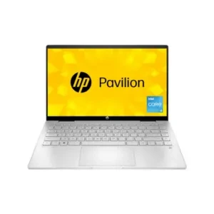 HP Pavilion x360, 12th Gen Intel Core i3-1215U, 14-inch (35.6 cm), FHD, Touchscreen, 8GB DDR4, 512GB SSD, FPR, 5 MP Camera, Backlit KB, Audio by B&O, Pen (Win 11, Silver, 1.51 kg), ek0183TU