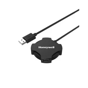 Honeywell 4 in 1 Ultra Slim USB Hub 2.0,1.2Meter(4 feet) Cable, with a Transfer Speed of 480MBPS, Universally Compatible with All USB PC Speaker Laptop Hard Drive Keyboard Printer Pen Drive