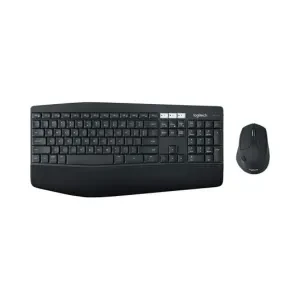 Logitech MK850 Multi-Device Wireless Keyboard and Mouse Set, 2.4GHz Wireless & Bluetooth, Curved Keyframe , 12 Programmable Keys, 3-Year Battery Life, PC/Mac