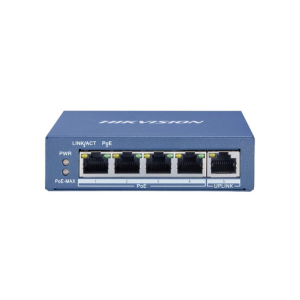 Hikvision DS-3E0505P-E 4-Port Unmanaged Gigabit PoE Switch