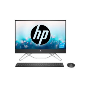 HP All-in-One PC 12th Gen Intel Core i3-1215U 24-inch(60.5 cm) FHD Desktop (8GB/512GB/Win 11/Wireless Keyboard and Mouse Combo/IR Privacy Camera/Intel UHD Graphics/MSO/Jet Black) 24-cb1802in