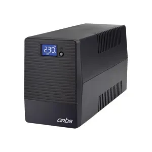 Artis 600VA LCD Touchscreen UPS for Personal Computers Desktop PCs Laptops Routers Networking Devices and Gaming Consoles