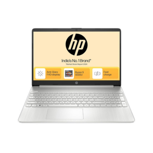 HP Laptop 15s, AMD Ryzen 5 5500U, 15.6-inch (39.6 cm), FHD, 8GB DDR4, 512GB SSD, AMD Radeon Graphics, Thin & Light, Dual Speakers (Win 11, MSO 2019, Silver, 1.69 kg), eq2144AU