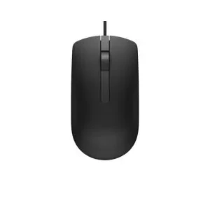 Dell MS116 Wired Optical Mouse, 1000DPI, LED Tracking, Scrolling Wheel, Plug and Play