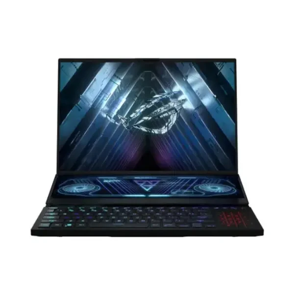 ASUS ROG Zephyrus Duo 16 Dual Screen Laptop, 16" (40.64 cm) UHD+/FHD+ 120Hz/240Hz/3ms, AMD Ryzen 9 6900HX, 16GB RTX 3080 Ti, Gaming Laptop (32GB/2TB SSD/Win 11/Office/Black/2.55 Kg), GX650RXZ-LB226WS