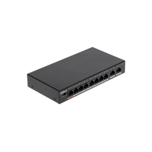 Dahua 8-Port Unmanaged Desktop Switch with 8-Port PoE, PFS3010-8ET-96 (Black)