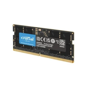 Crucial RAM 16GB DDR5 4800MHz CL40 Laptop Memory CT16G48C40S5 Black